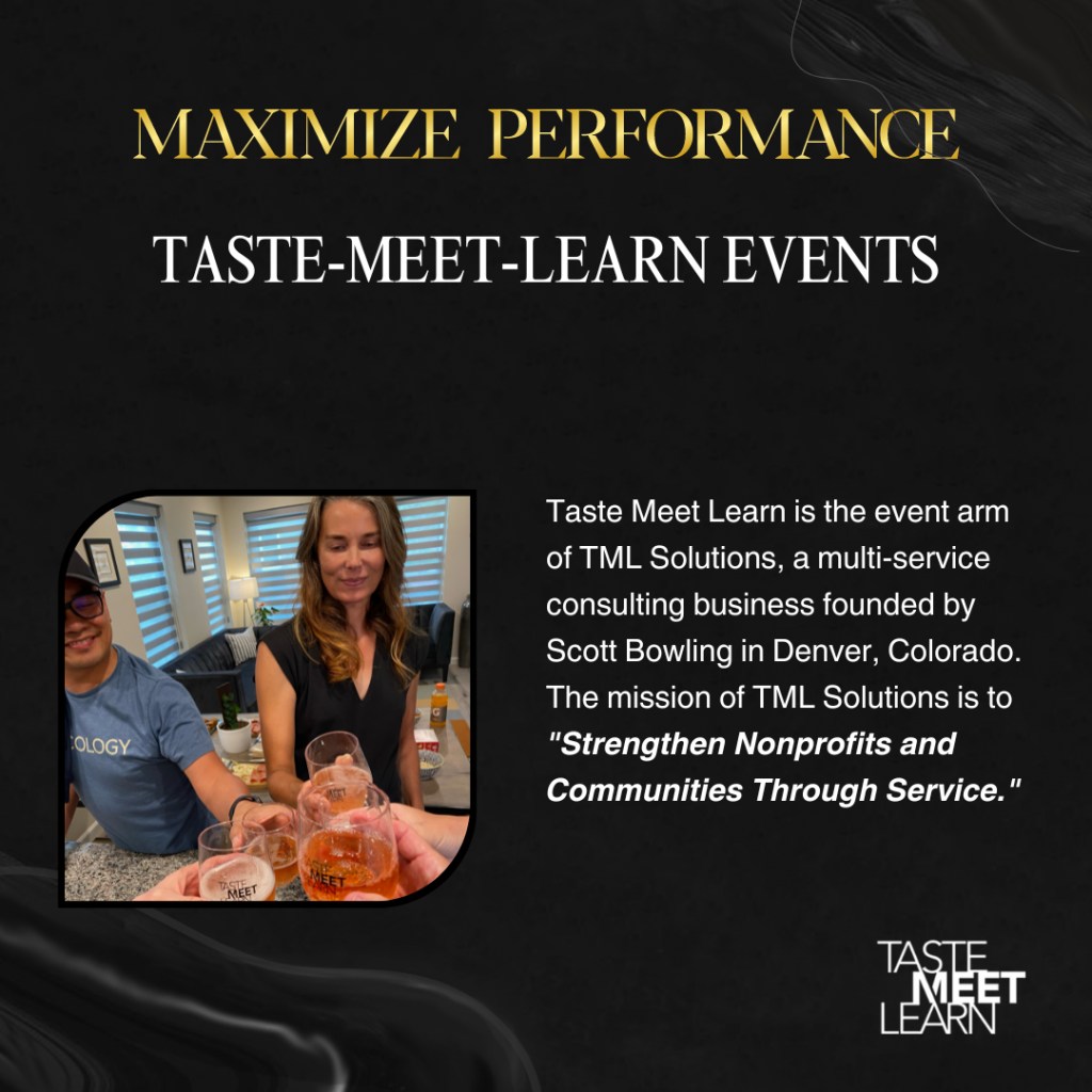 TML Solutions Meet Taste Meet Learn Fundraising Events